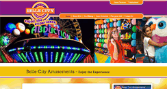 Desktop Screenshot of bellecityamusements.com